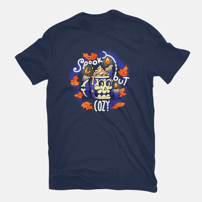 Spooky But Cozy-Womens-Fitted-Tee-artyx