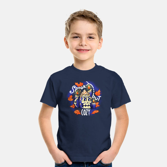 Spooky But Cozy-Youth-Basic-Tee-artyx