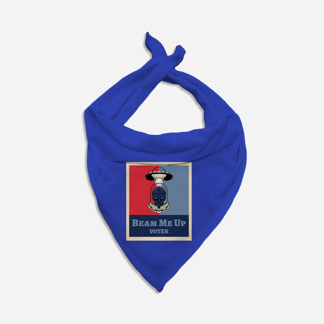 Beam Me Up Voter-Cat-Bandana-Pet Collar-ElLocoMus