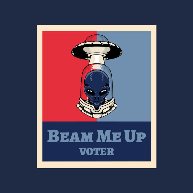 Beam Me Up Voter-None-Removable Cover-Throw Pillow-ElLocoMus