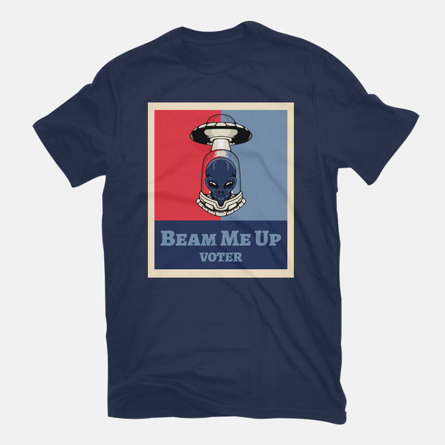 Beam Me Up Voter-Womens-Fitted-Tee-ElLocoMus