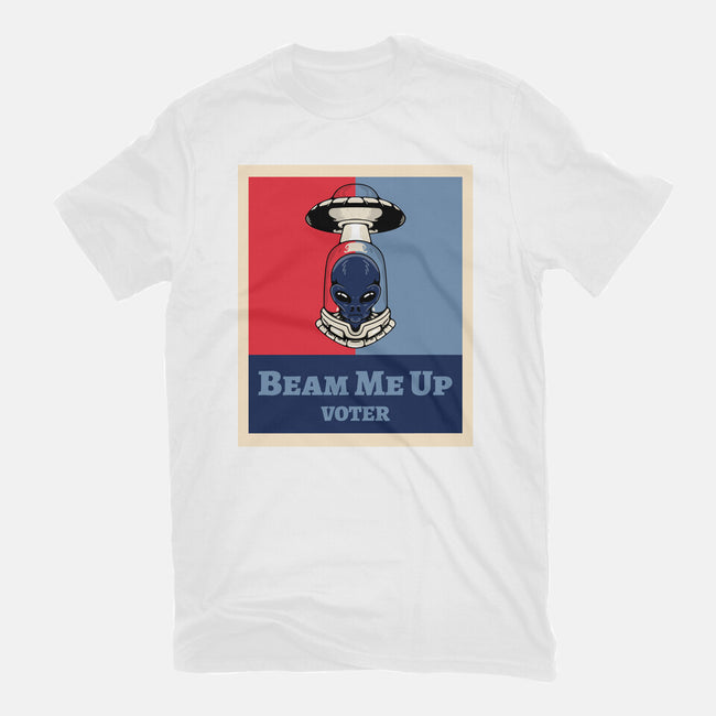 Beam Me Up Voter-Womens-Fitted-Tee-ElLocoMus