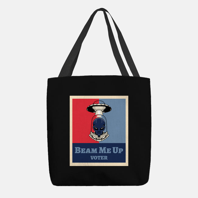 Beam Me Up Voter-None-Basic Tote-Bag-ElLocoMus