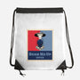 Beam Me Up Voter-None-Drawstring-Bag-ElLocoMus