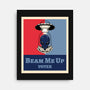 Beam Me Up Voter-None-Stretched-Canvas-ElLocoMus