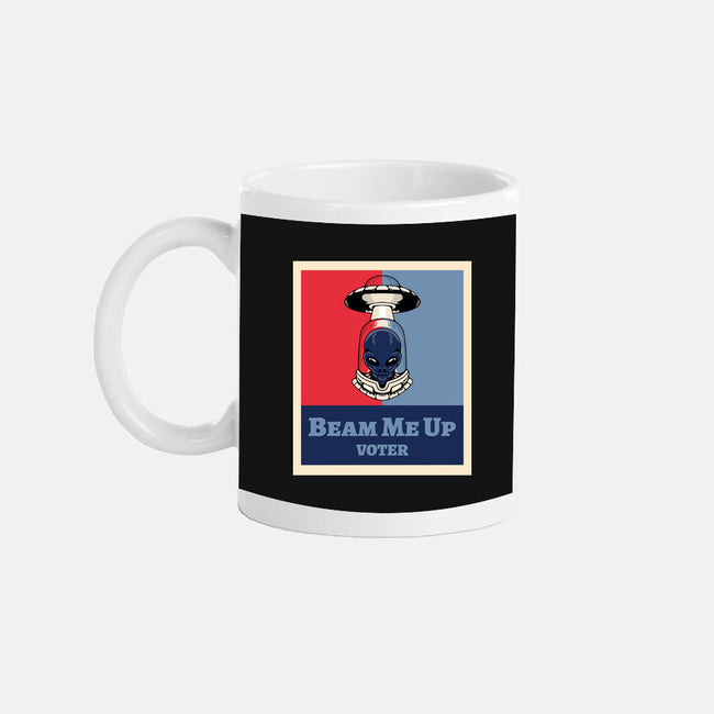 Beam Me Up Voter-None-Mug-Drinkware-ElLocoMus