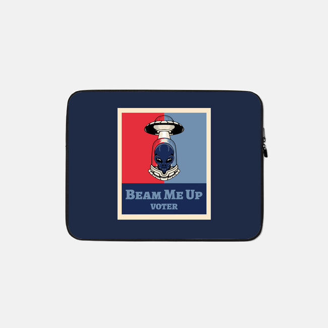 Beam Me Up Voter-None-Zippered-Laptop Sleeve-ElLocoMus