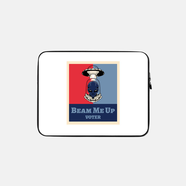 Beam Me Up Voter-None-Zippered-Laptop Sleeve-ElLocoMus