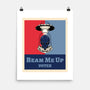 Beam Me Up Voter-None-Matte-Poster-ElLocoMus