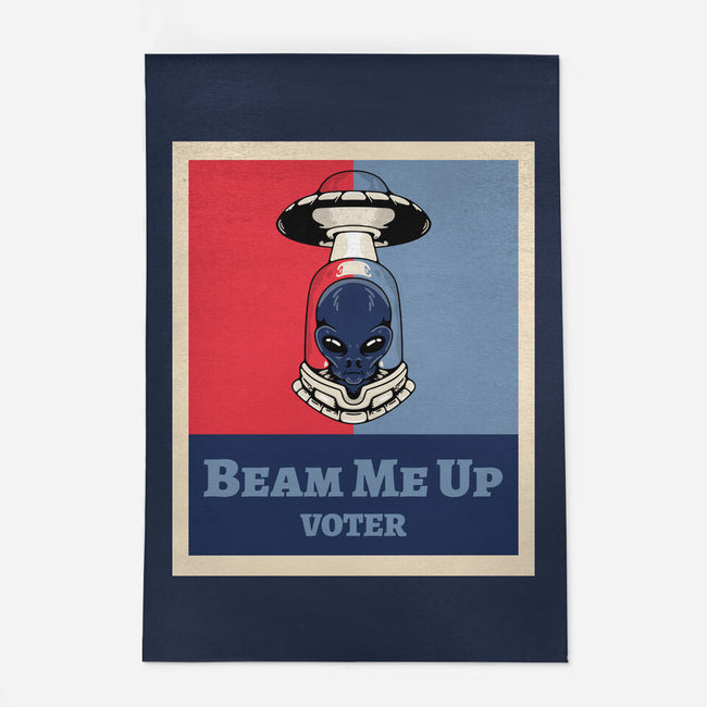 Beam Me Up Voter-None-Indoor-Rug-ElLocoMus