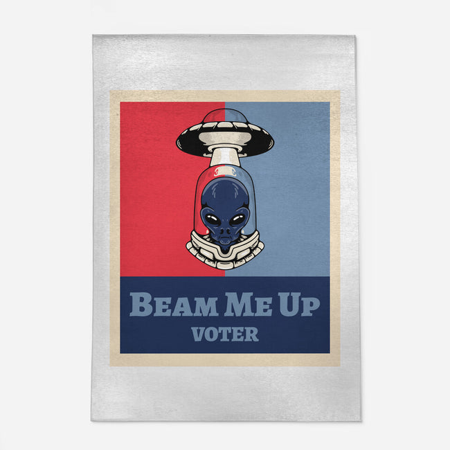 Beam Me Up Voter-None-Outdoor-Rug-ElLocoMus