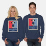 Beam Me Up Voter-Unisex-Crew Neck-Sweatshirt-ElLocoMus