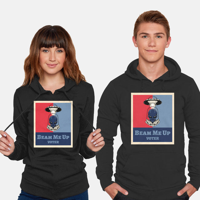 Beam Me Up Voter-Unisex-Pullover-Sweatshirt-ElLocoMus