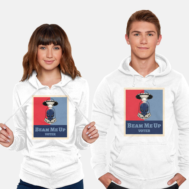 Beam Me Up Voter-Unisex-Pullover-Sweatshirt-ElLocoMus