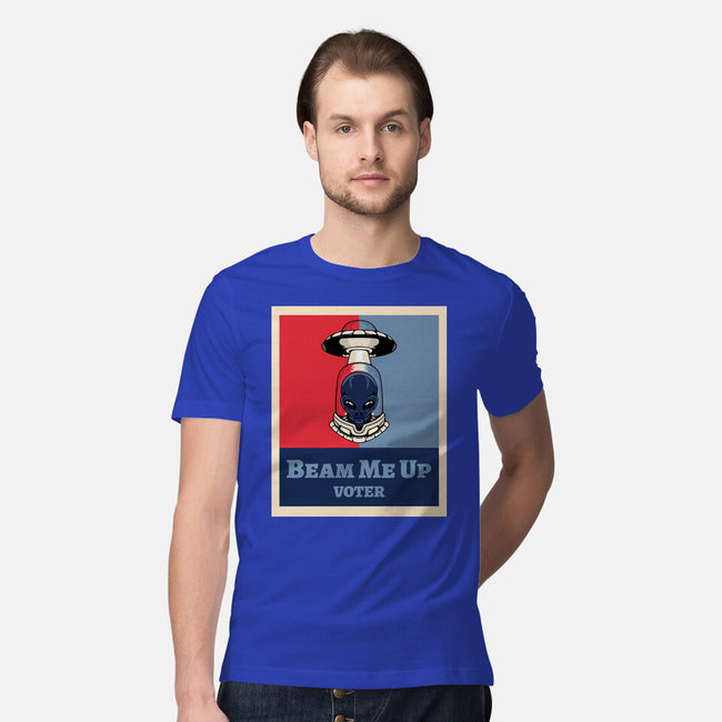 Beam Me Up Voter-Mens-Premium-Tee-ElLocoMus