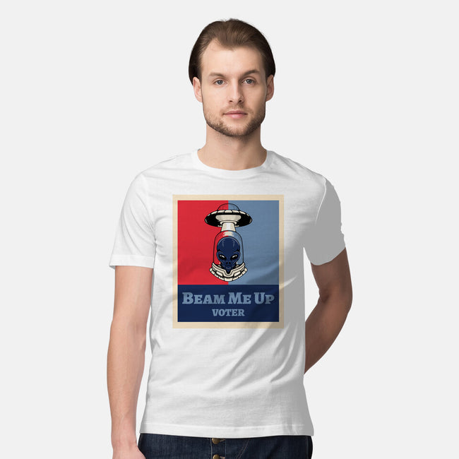 Beam Me Up Voter-Mens-Premium-Tee-ElLocoMus