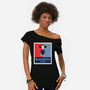 Beam Me Up Voter-Womens-Off Shoulder-Tee-ElLocoMus