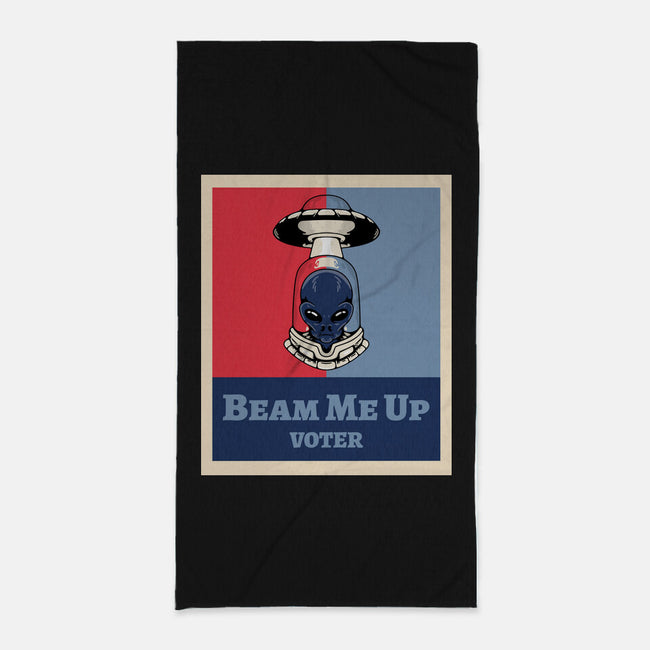 Beam Me Up Voter-None-Beach-Towel-ElLocoMus