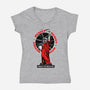 Stand Up For Your Rights-Womens-V-Neck-Tee-palmstreet