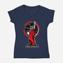 Stand Up For Your Rights-Womens-V-Neck-Tee-palmstreet