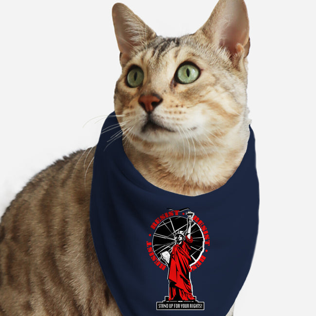 Stand Up For Your Rights-Cat-Bandana-Pet Collar-palmstreet