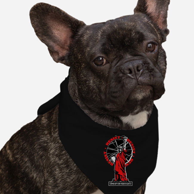 Stand Up For Your Rights-Dog-Bandana-Pet Collar-palmstreet