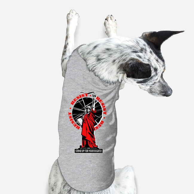 Stand Up For Your Rights-Dog-Basic-Pet Tank-palmstreet