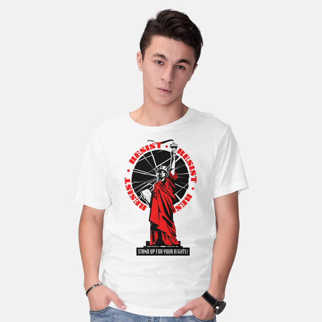 Stand Up For Your Rights-Mens-Basic-Tee-palmstreet