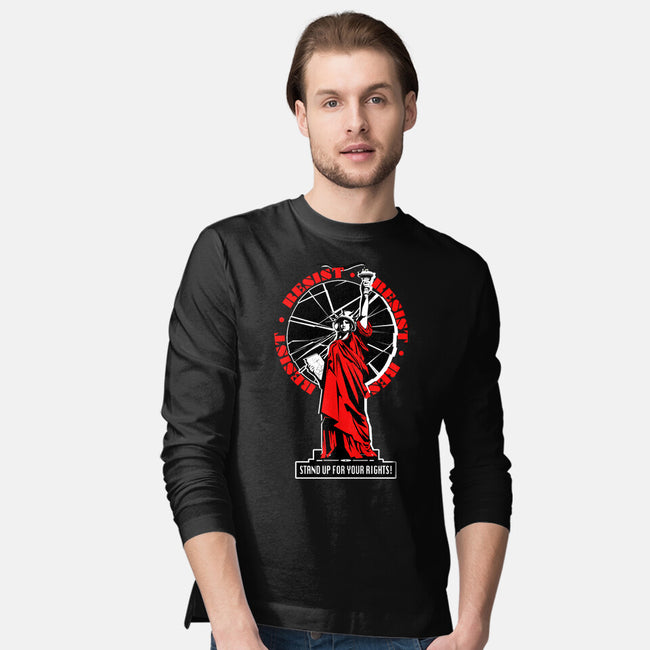 Stand Up For Your Rights-Mens-Long Sleeved-Tee-palmstreet