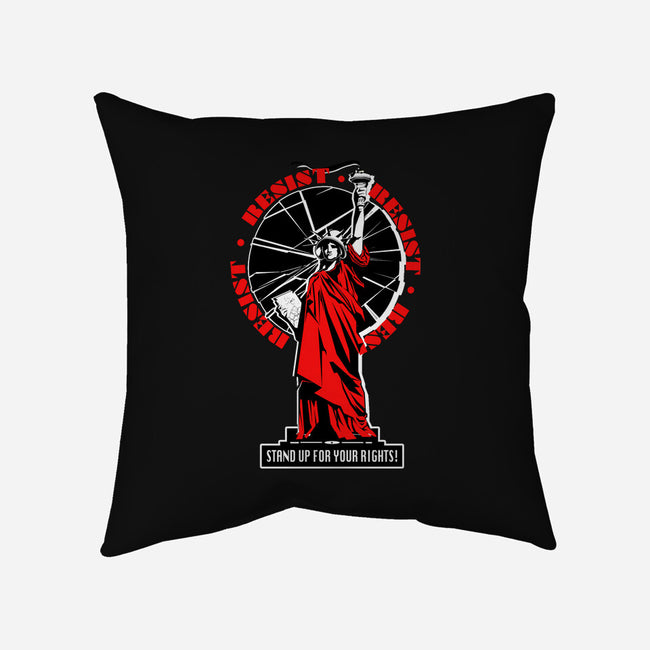 Stand Up For Your Rights-None-Removable Cover-Throw Pillow-palmstreet