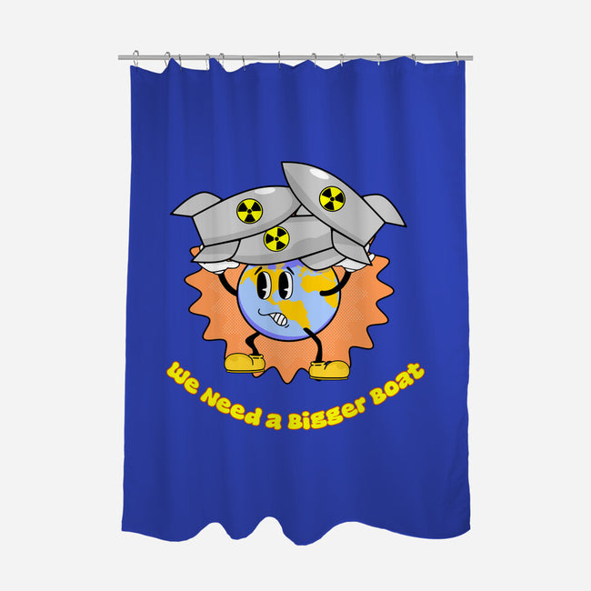 We Need A Bigger Boat-None-Polyester-Shower Curtain-sillyindustries