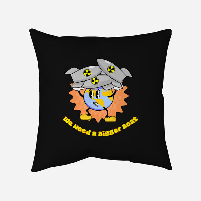 We Need A Bigger Boat-None-Removable Cover-Throw Pillow-sillyindustries