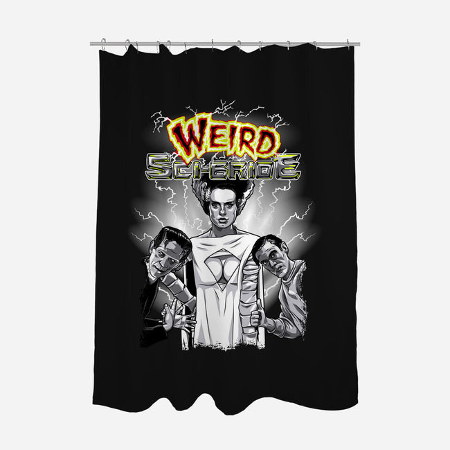 Weird Sci-Bride-None-Polyester-Shower Curtain-goodidearyan