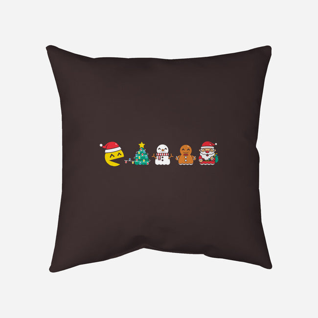 Pac-Xmas-None-Removable Cover-Throw Pillow-krisren28