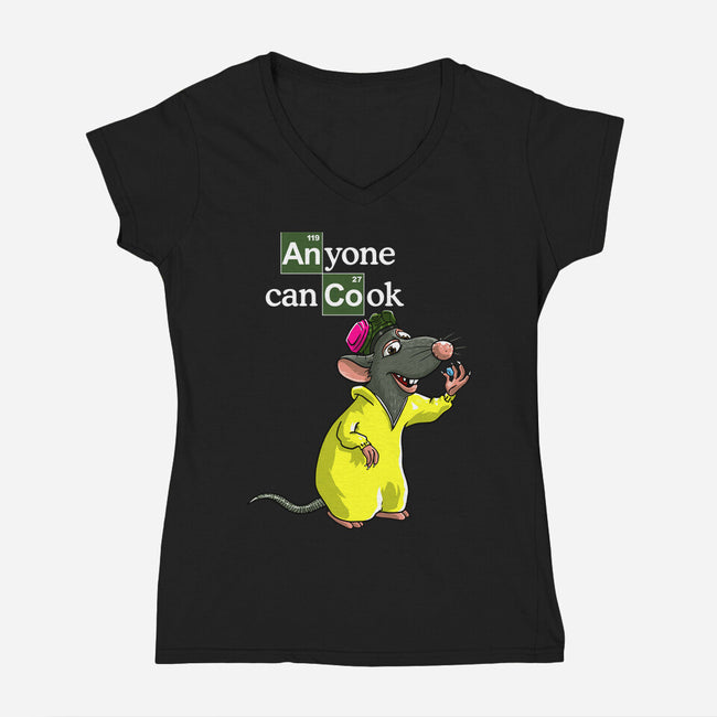 Breaking Rat-Womens-V-Neck-Tee-krobilad