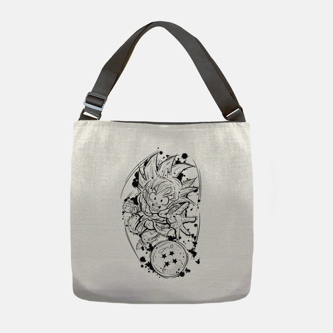 Adventure Sketch-None-Adjustable Tote-Bag-nickzzarto