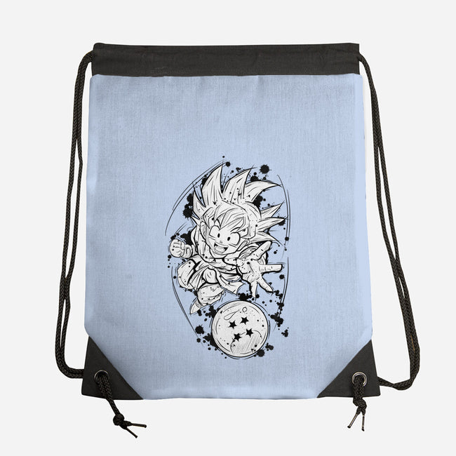 Adventure Sketch-None-Drawstring-Bag-nickzzarto