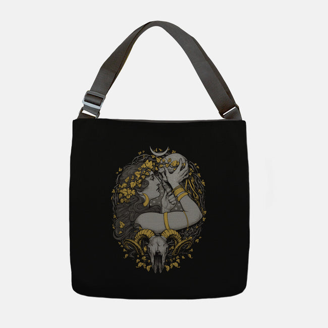 Skull Witch-None-Adjustable Tote-Bag-MedusaD