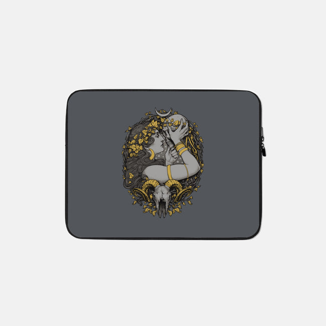 Skull Witch-None-Zippered-Laptop Sleeve-MedusaD