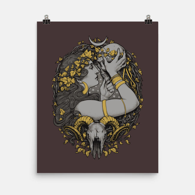 Skull Witch-None-Matte-Poster-MedusaD