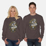 Skull Witch-Unisex-Crew Neck-Sweatshirt-MedusaD