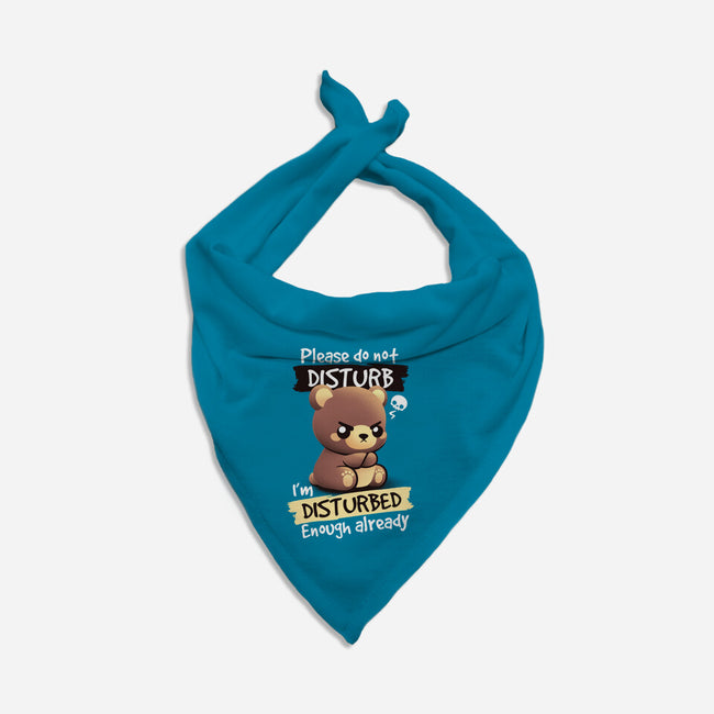 Disturbed Bear-Dog-Bandana-Pet Collar-NemiMakeit