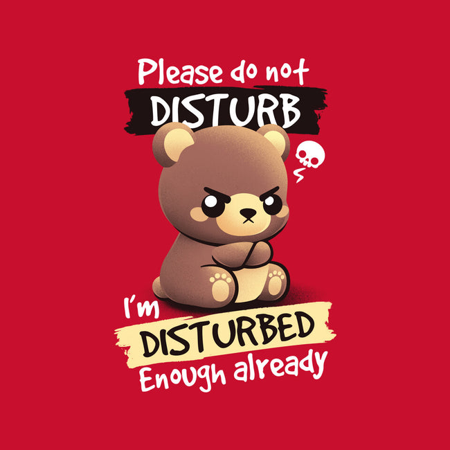Disturbed Bear-None-Removable Cover w Insert-Throw Pillow-NemiMakeit