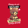 Disturbed Bear-Womens-Off Shoulder-Sweatshirt-NemiMakeit