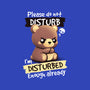 Disturbed Bear-None-Basic Tote-Bag-NemiMakeit