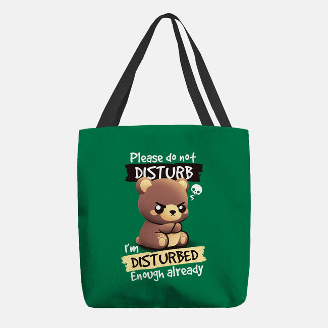 Disturbed Bear-None-Basic Tote-Bag-NemiMakeit