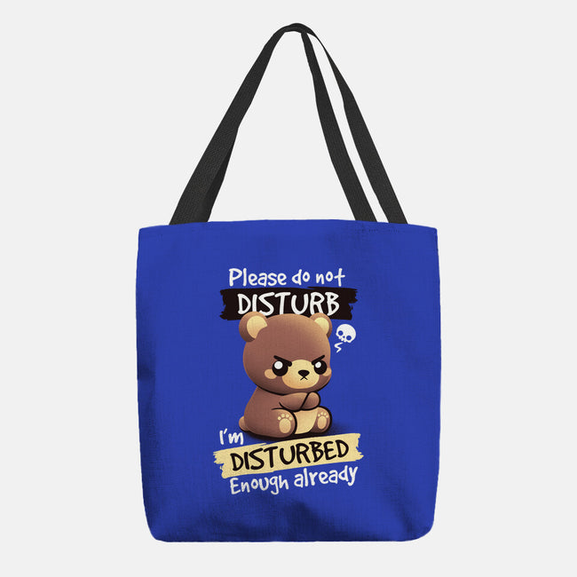 Disturbed Bear-None-Basic Tote-Bag-NemiMakeit