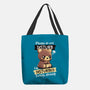 Disturbed Bear-None-Basic Tote-Bag-NemiMakeit