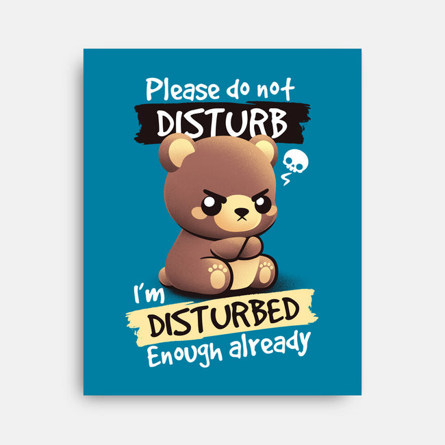 Disturbed Bear-None-Stretched-Canvas-NemiMakeit