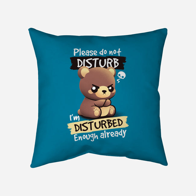Disturbed Bear-None-Removable Cover w Insert-Throw Pillow-NemiMakeit